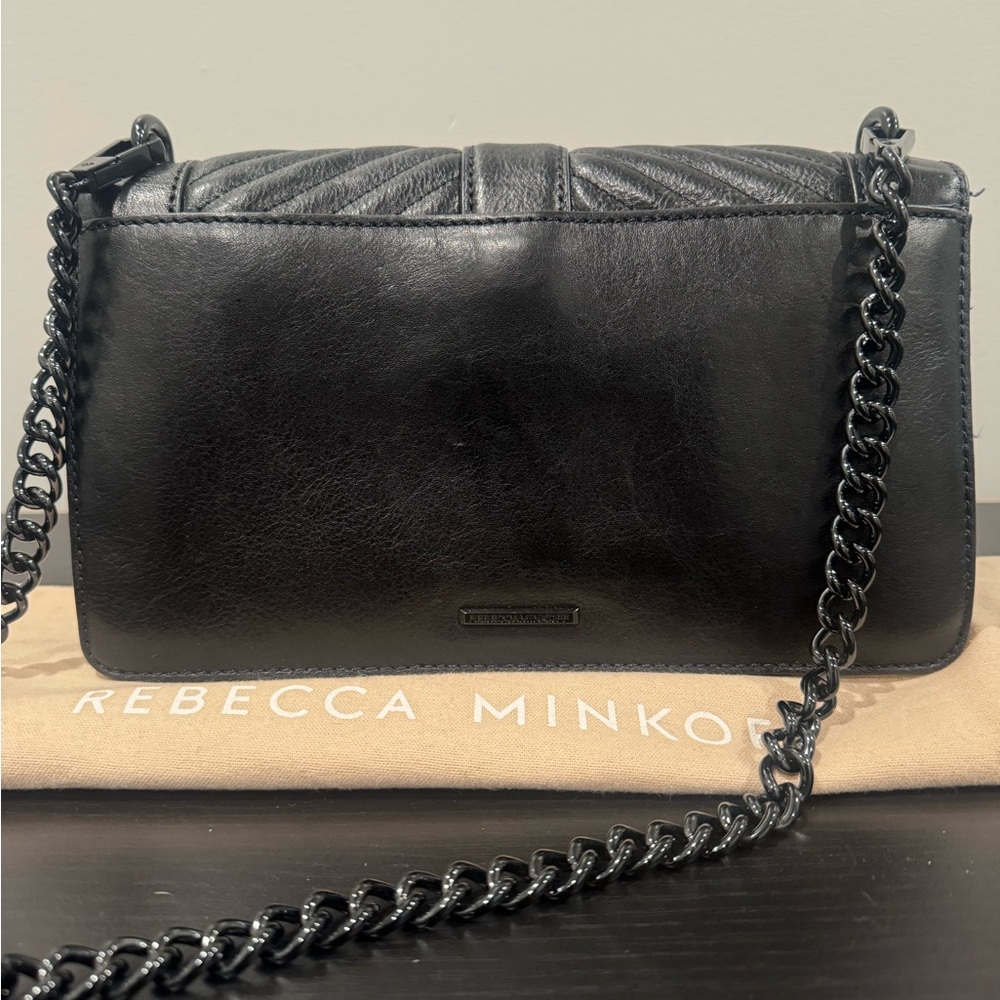 Rebecca Minkoff Chevron Quilted Large Love Crossbody Bag - Picture 2 of 4